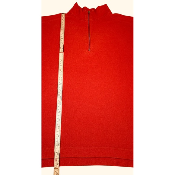 Patagonia Synchilla Womens M Fleece Pullover 1/4 Zip Sweatshirt Orange L/S - Picture 9 of 9